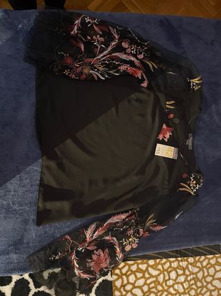 Blusa negra Primark - Talla 42