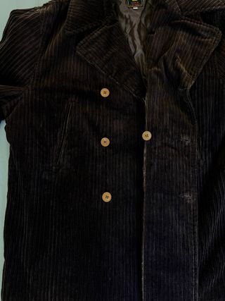 Chaquetón marinero de pana marrón de Lois