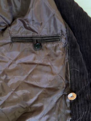 Chaquetón marinero de pana marrón de Lois