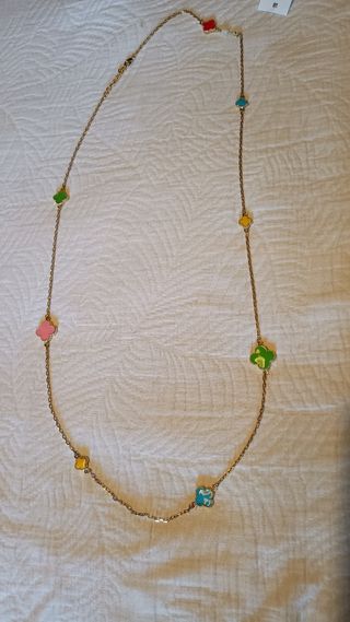 Collar dorado multicolor