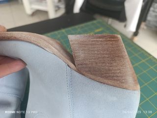 Set borsa artigianale e stivale in suede