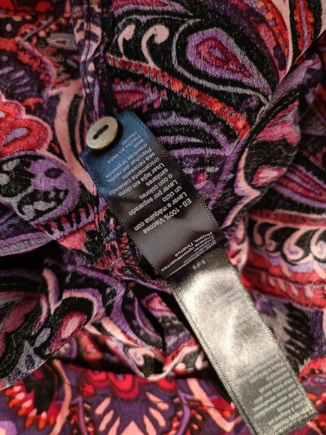 Vestido largo con estampado paisley Monsoon