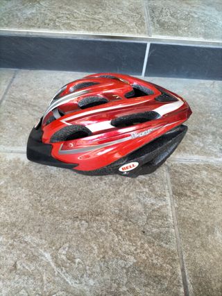 Casco bici Bell rojo, modelo Ukon F5