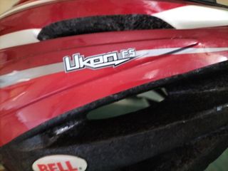 Casco bici Bell rojo, modelo Ukon F5