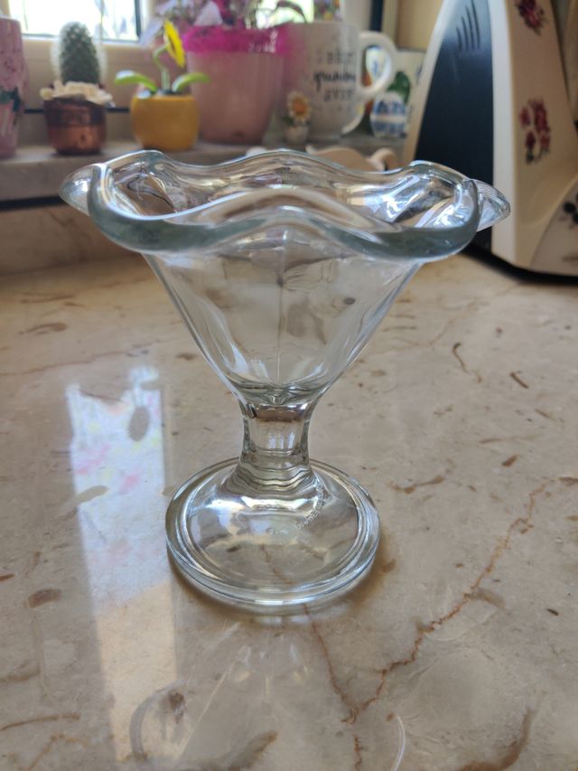 Coppa gelato vetro trasparente