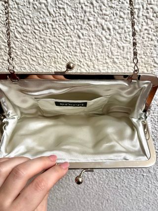 Bolso de fiesta plateado