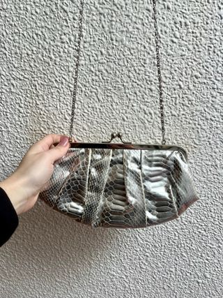 Bolso de fiesta plateado