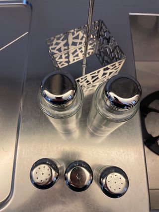 Alessi set olio aceto sale spezie