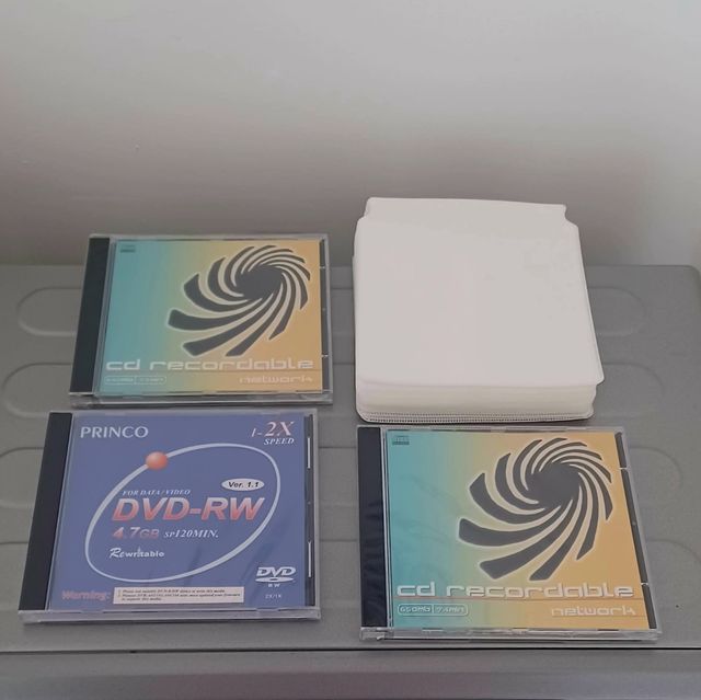 Porta Cd Coca Cola Mtv DVD Vuoti Bustine Plastica