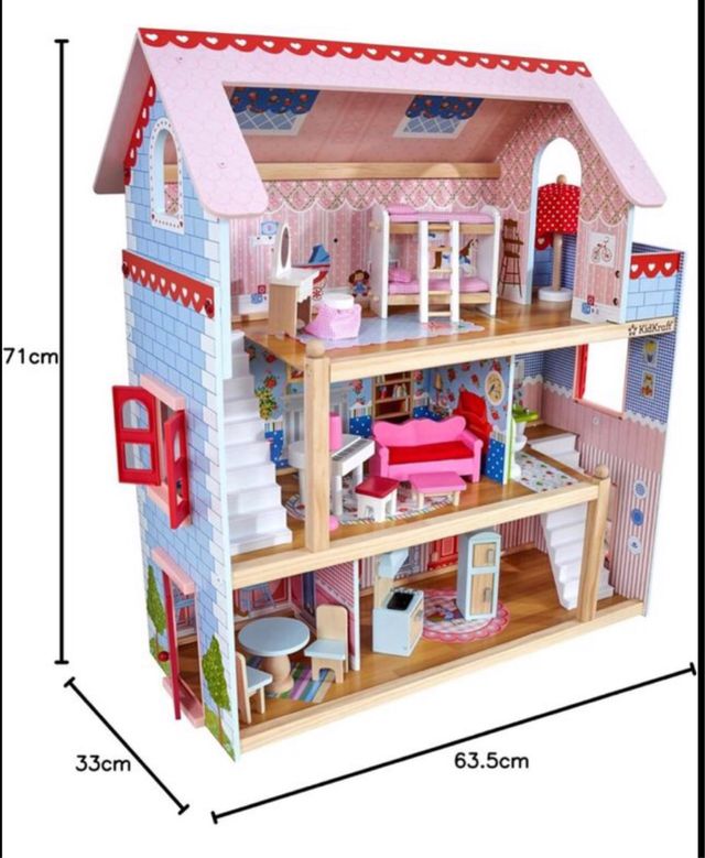 Casa Muñecas Madera KidKraft Chelsea Cottage