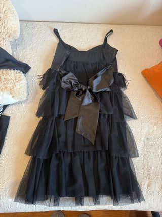 Vestido negro Zara fiesta - Talla S