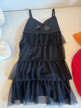 Vestido negro Zara fiesta - Talla S