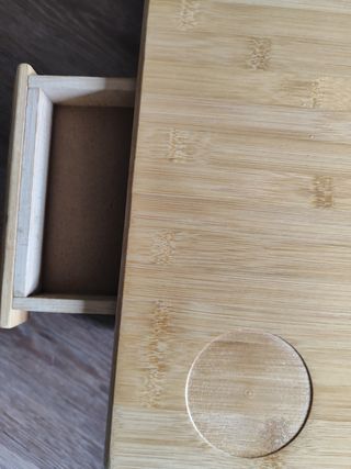 Mesa portátil bambú plegable auxiliar - Ordenador