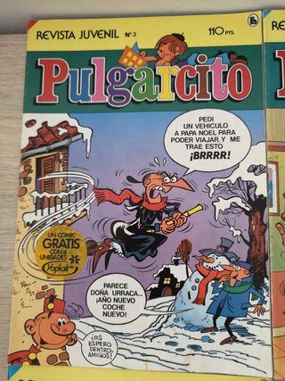 Lote de 4 Cómics PULGARCITO
