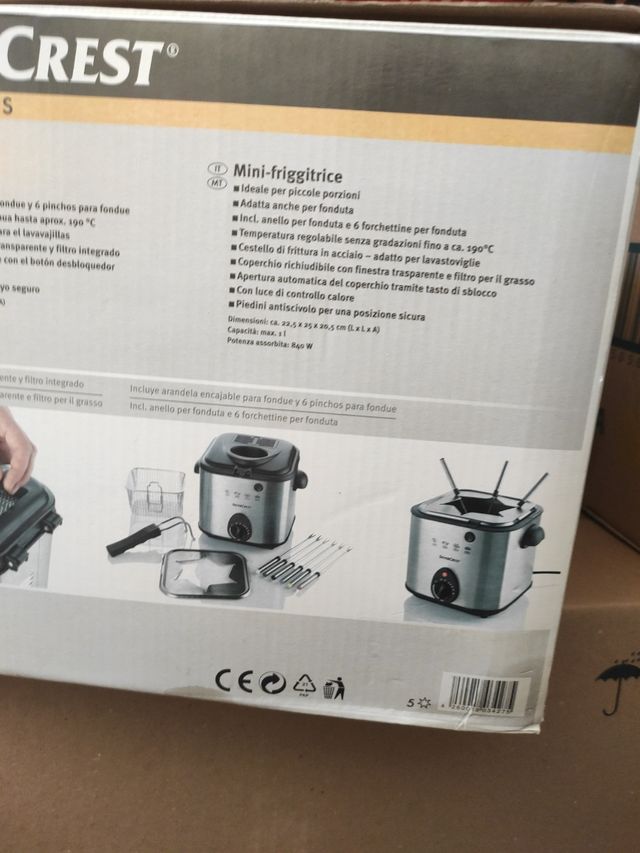 Mini friggitrice SilverCrest 1L 840W