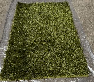 Tappeto Shaggy Verde 120x180 cm Pelo Alto Maia Tex