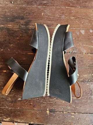 Sandalias Díez dedos negras y marrones