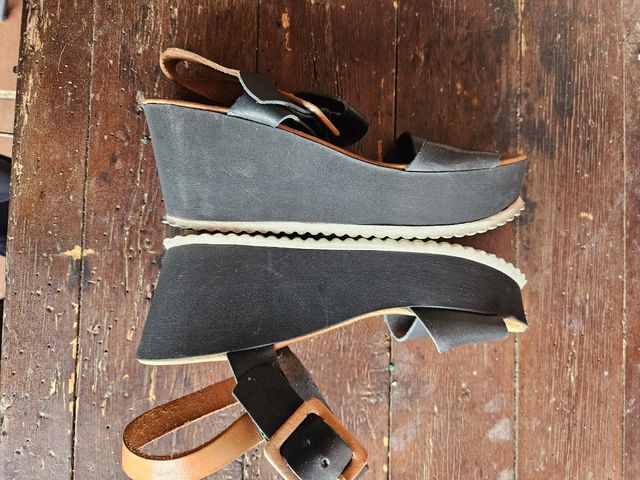 Sandalias Díez dedos negras y marrones