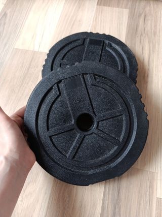 Discos de peso 2.5kg - Plástico