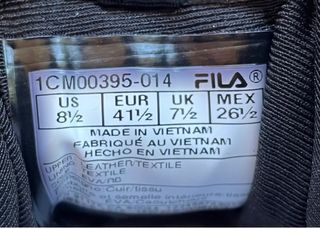 NUEVO Fila zapatillas deportivas Num 41.5