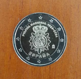 Moneda conmemorativa Policía 2024