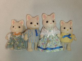 Familia Gatos Sylvanian Families