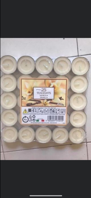 Candele nuove vaniglia