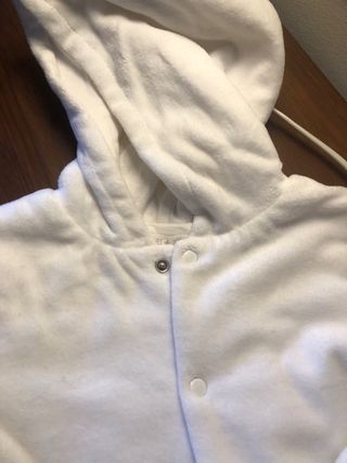 Buzo blanco bebé 12 meses