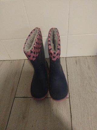 Botas agua niña talla 25