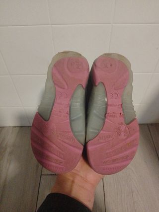 Botas agua niña talla 25