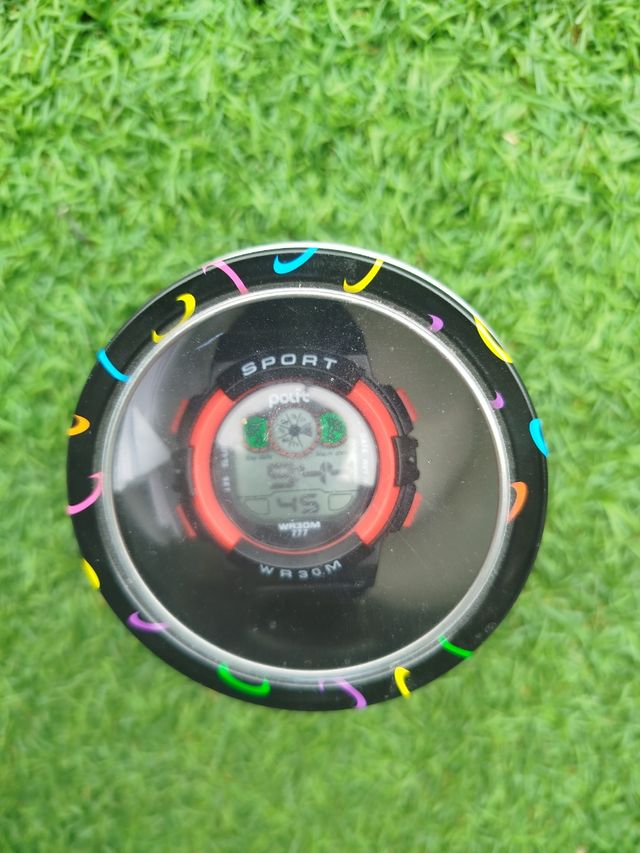 RELOJ POLIT SPORT WR30M - NEGRO/ROJO