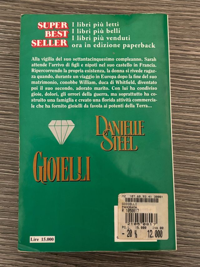 Danielle Steel - gioielli -libro