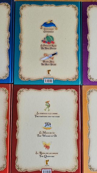 10 libros "Cuentacuentos Bilingüe Español-Inglés"