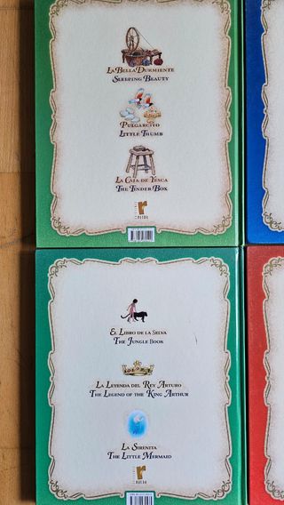 10 libros "Cuentacuentos Bilingüe Español-Inglés"