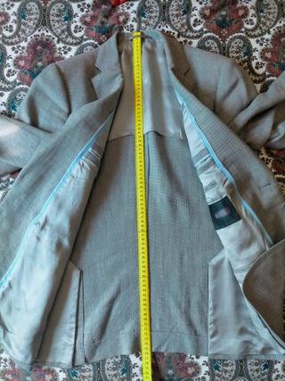 Americana de sport en tejido "Hopsack"