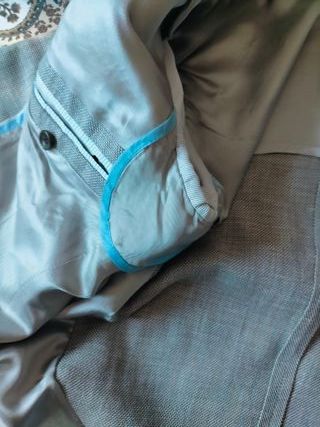 Americana de sport en tejido "Hopsack"