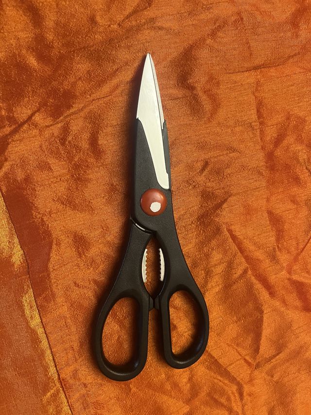 Forbici acciaio 13cm + apri bottiglie (Stainless)