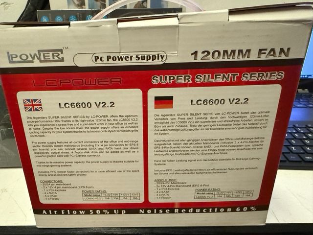 LC POWER SUPER SILENT LC6600 V2.2