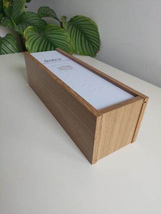Caja de vino de madera