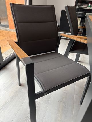 Mesa jardín 4 sillas - Exterior- extensible