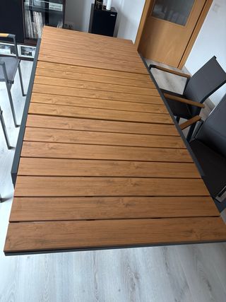 Mesa jardín 4 sillas - Exterior- extensible