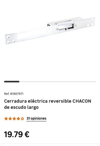 Cerradura eléctrica Chacón ACCVD-P02