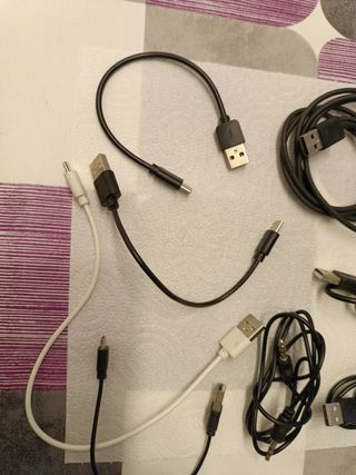 Cable Ethernet 4 C5 2mt + pack cables USB.