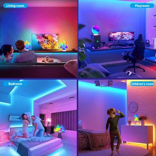 Lámpara de escritorio LED, RGB Gaming App