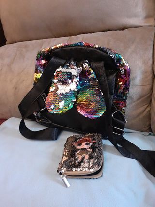 LOL Mochila y monedero