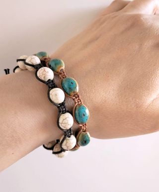 Unisex - Coppia di bracciali beach