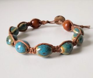 Unisex - Coppia di bracciali beach