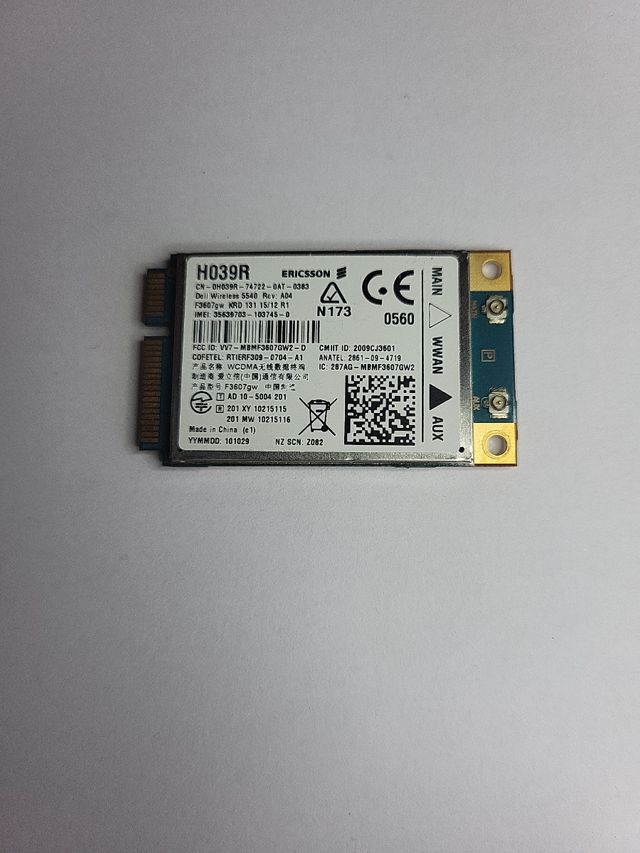 Placa WiFi Ericsson H039R