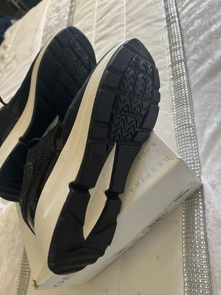 GEOX NEGRO Y STRASS 
Geox D Backsie E, Sneakers 37