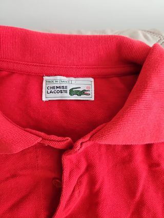 Vestido Lacoste rojo